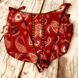 Vera Bradley Mesa Red Paisley Purse